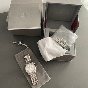 Michele Sport Sail Watch with Diamonds